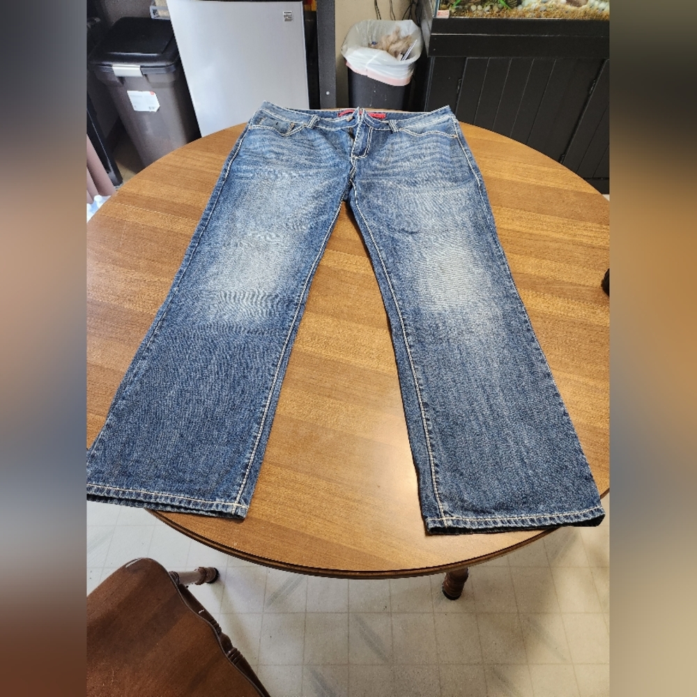 Mens rock & roll straight leg jeans